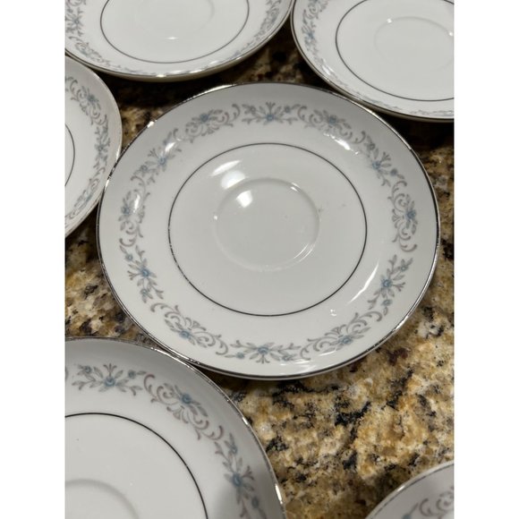 Mikasa Fine China - Deborah 8291 Pattern - 10 Saucers - Picture 4 of 5